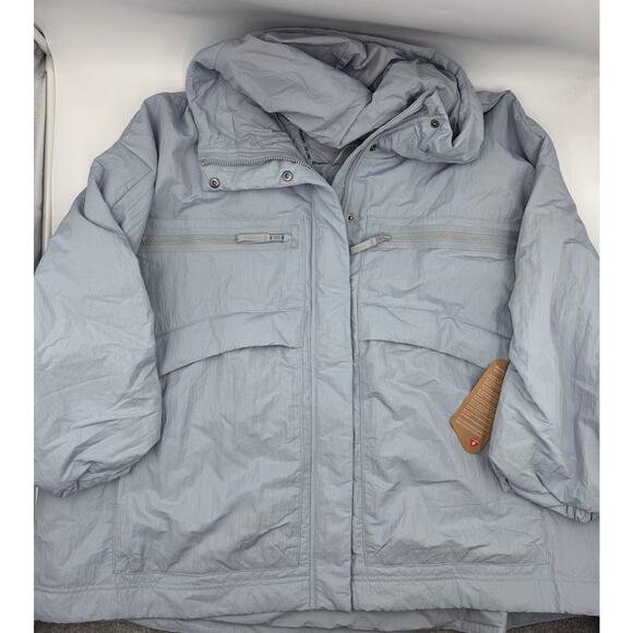 Free People Billie Boxy Lightweight Insulated Jacket Medium Large NWT - Picture 2 of 6